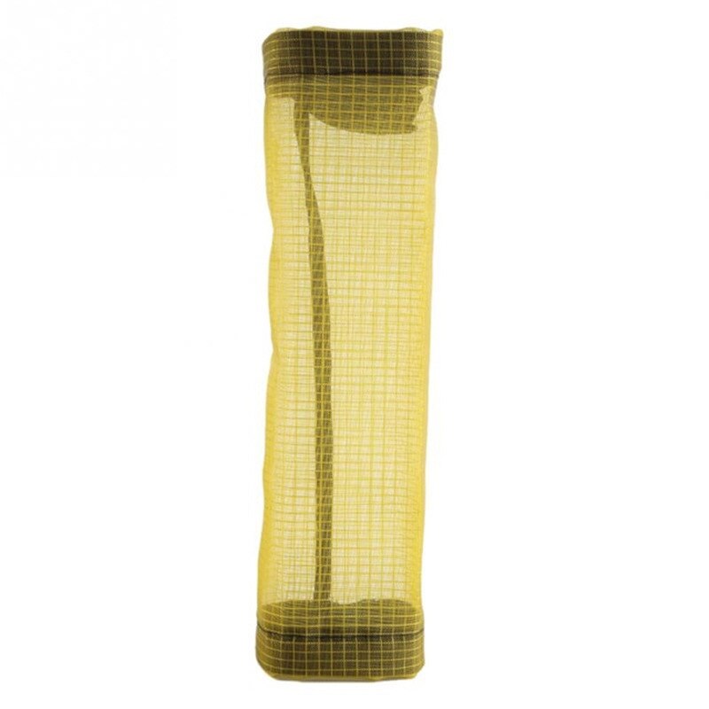 Sac plastique accrochable de rangement | Sac accrochable de cuisine 40*12CM sac en maille pour légumes, pommes de terre, fruits, distributeur sac de rangement de cuisine, conteneur organisateur: YELLOW