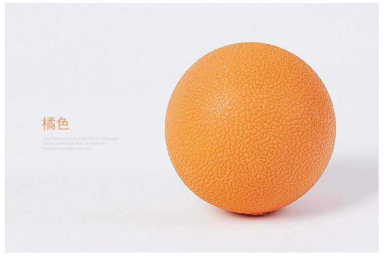 Profondo Rilassante Muscolare Palla Massaggio Palla Curvo Bastone di Massaggio Dei Punti di Agopuntura Massaggio Palla Guarigione Palla Massaggio Palla di Fitness: Fascia Single Ball Orange