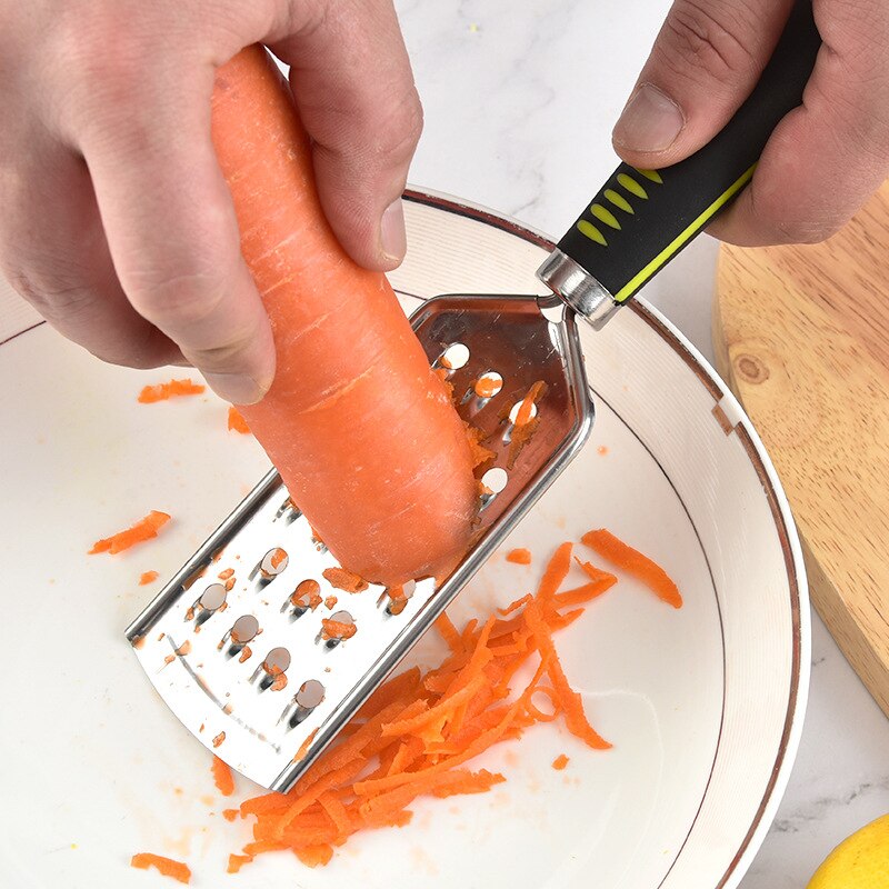Cheese Grater Stainless Steel Grater Peeler Citrus Ginger Garlic Slicer Long Handle Cheese Planer Shavings Knife Kitchen Tool