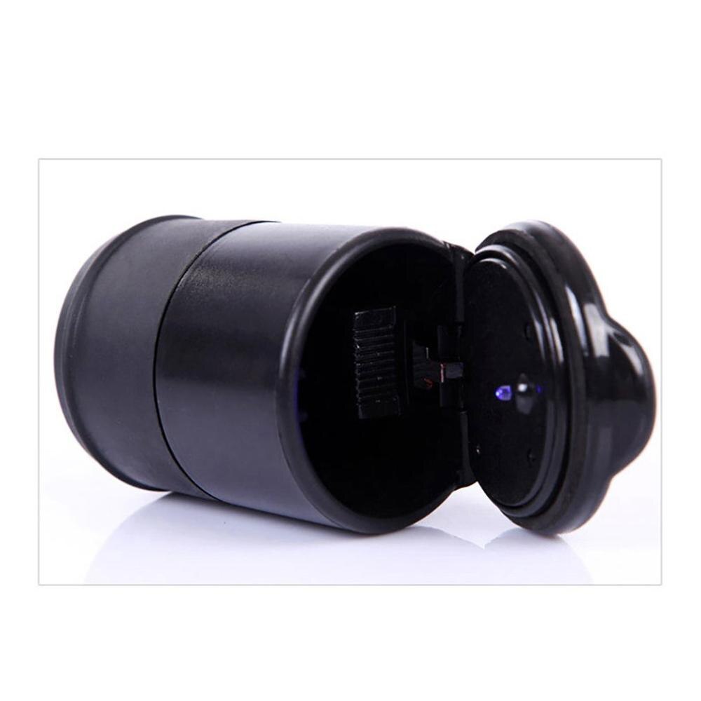 Auto asbak auto interieur accessoires auto led met licht hoge temperatuur bestendige asbak: Zonder licht
