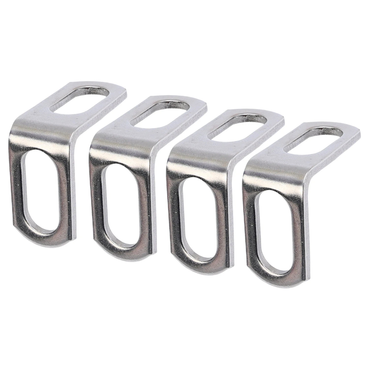 Soporte de tubo de escape para motocicleta, abrazaderas de tubo de escape modificadas en forma de Z/L, accesorio de soporte fijo de acero inoxidable: Caqui