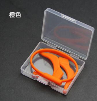 Sangle de tête en Silicone pour lunettes | Cordon pour lunettes, lunettes cordon de sécurité, chaîne de support pour sport: orange