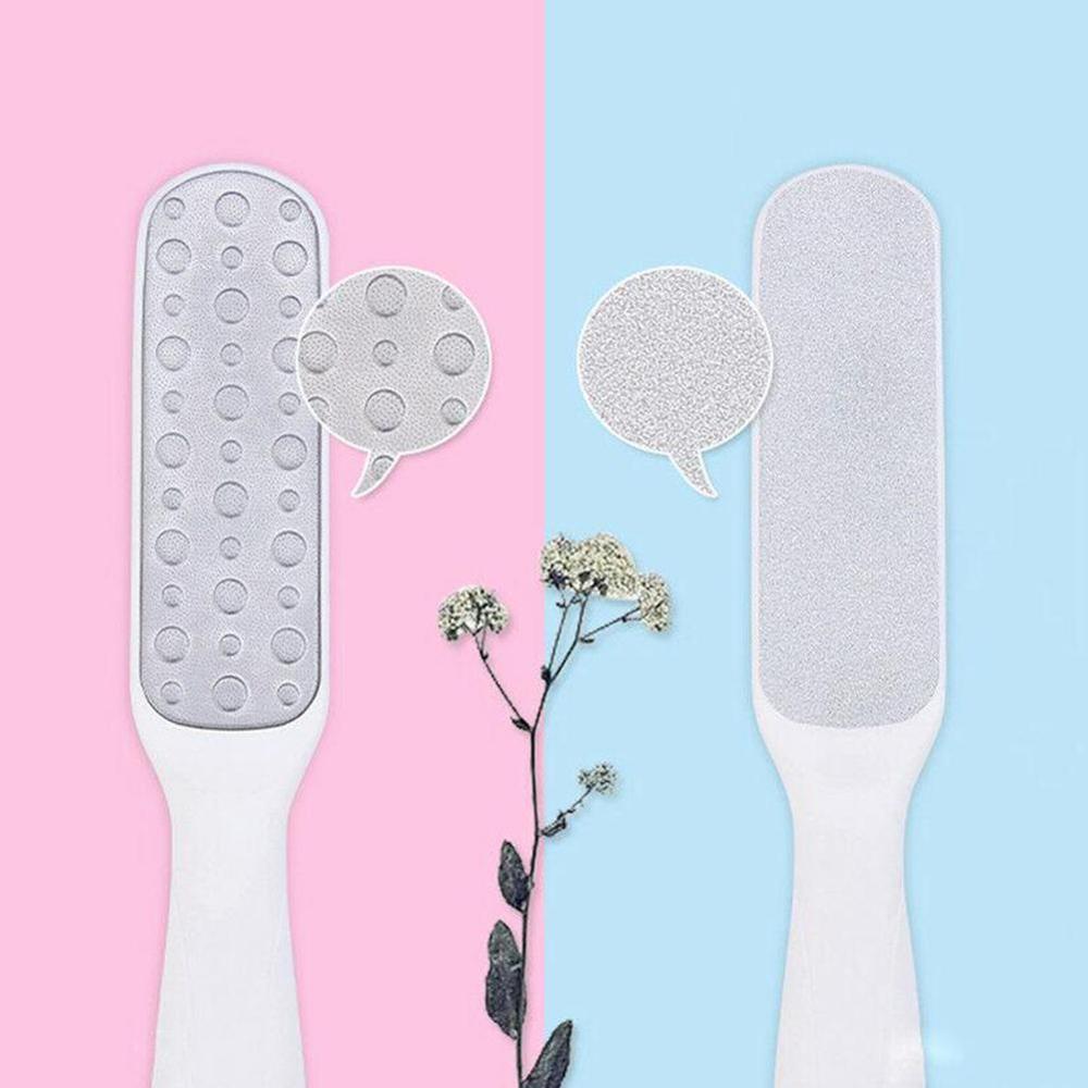 Stainless steel Double Side Foot File Hard Skin Rasp Grater File Pedicure Foot Remover Grater Dead Callus Heel Q6Z7