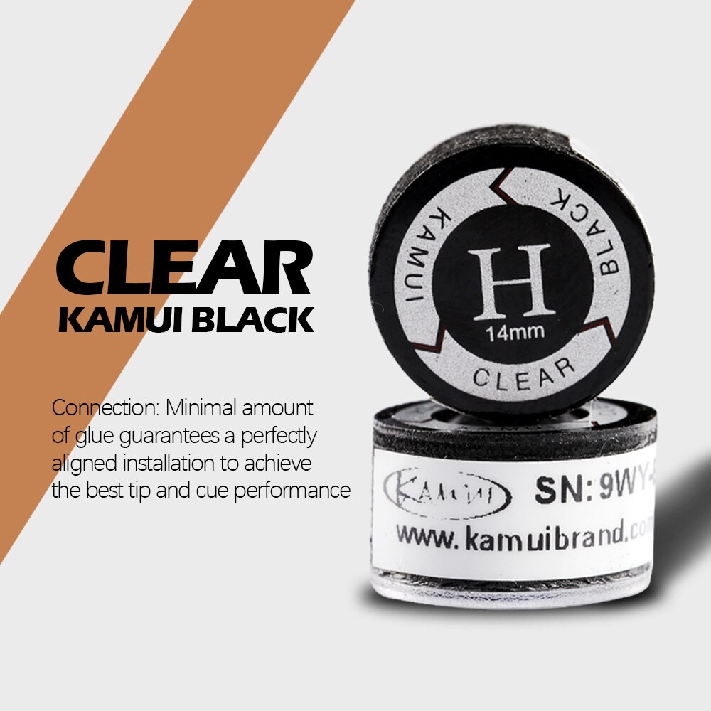 Pointe de billard originale japonaise KAMUI, 11mm/14mm, 6/8 couches H/M/S/SS, 1 pièce, accessoires de billard