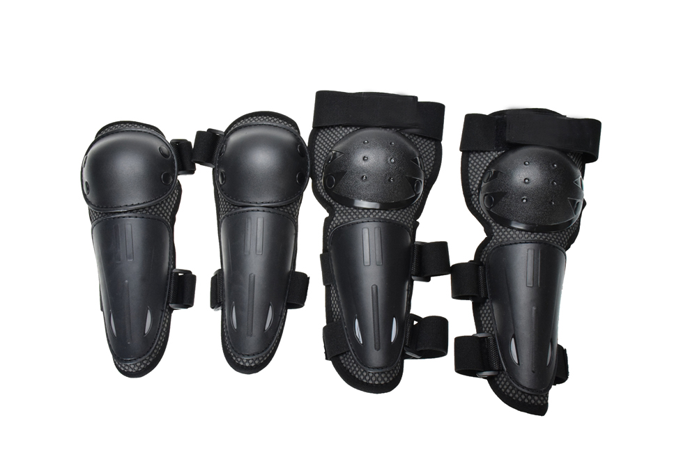 Equipo de Protección de armadura de cuerpo completo para niños, motocicleta, coderas, rodilleras protectoras, chaqueta: Knee Elbow Pads