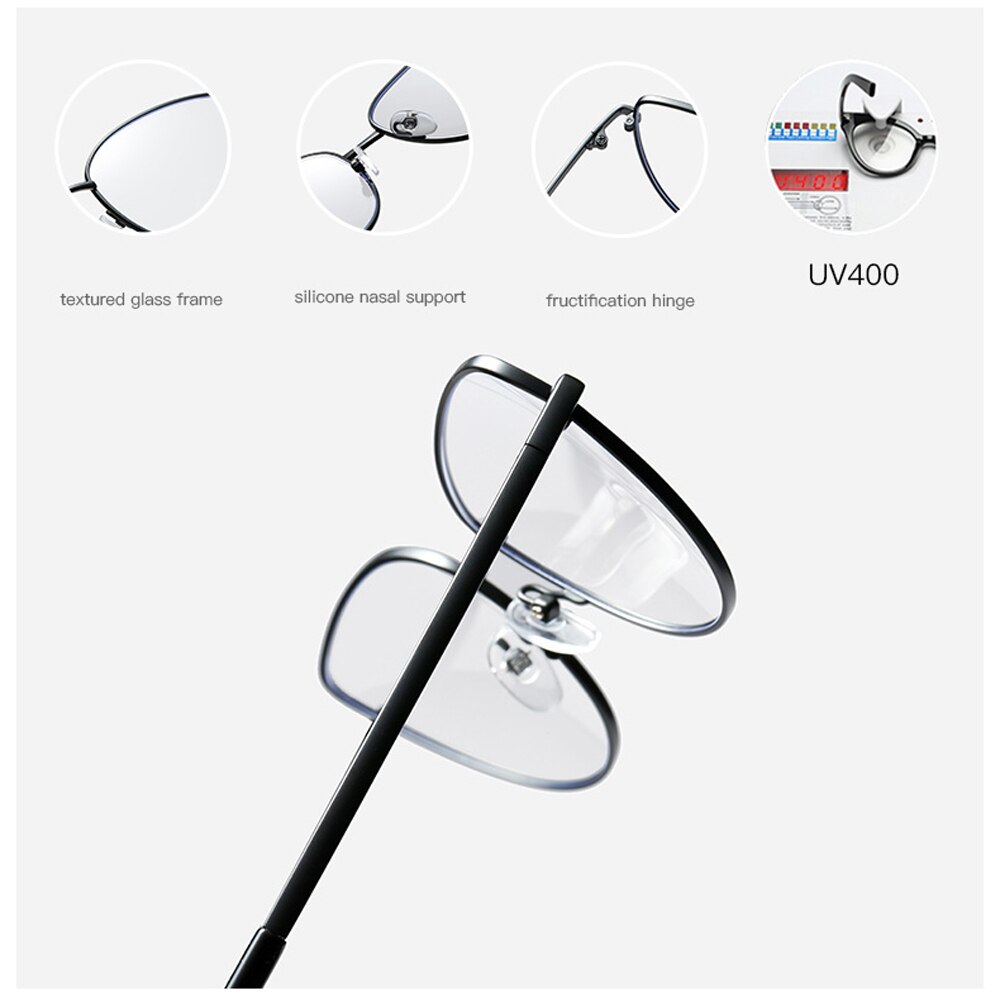 Kachawoo-gafas graduadas para mujer, lentes ópticas de metal, negro, dorado, retro, Ojo de Gato, accesorios para mujer, lente transparente
