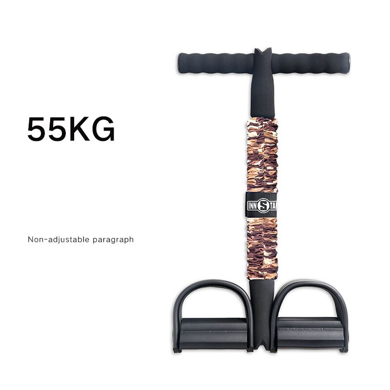 Adjustable Multipurpose Sit-Up Situp Abdominal Curl Back Muscle Gym Rubber Latex Resistance Trainer Bands Strength Training: 55kg