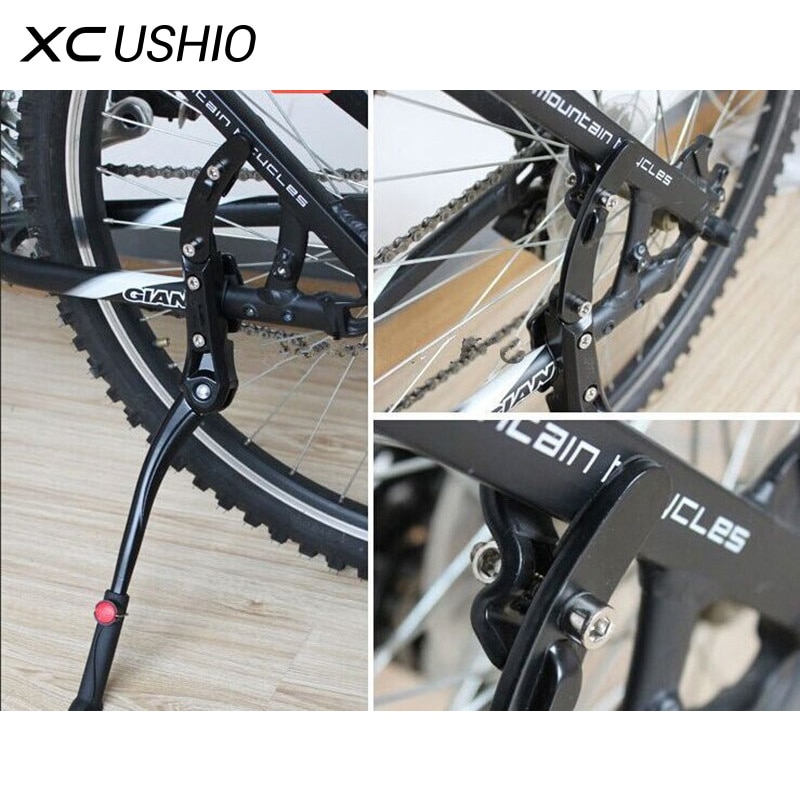 24'~26' Adjustable Bicycle Kickstand Aluminum Bike Side Holder Stand Parking Leg for Giant Mountain Bike Road Bicycle Part