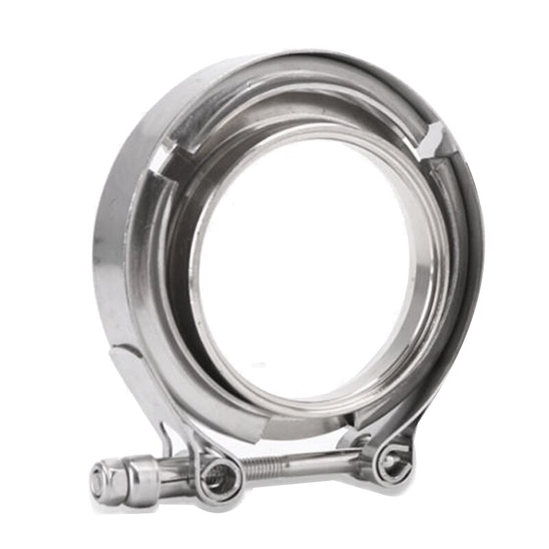 AU05 -Universal 2.5 Inch Stainless Steel V-Band Turbo Downpipe Exhaust Clamp