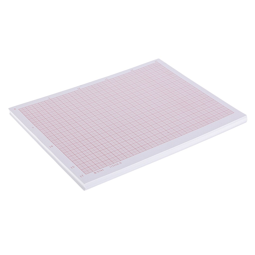 100 Piece A4 Coordinate Paper Graph Paper Calculating Paper Grid Squared Paper