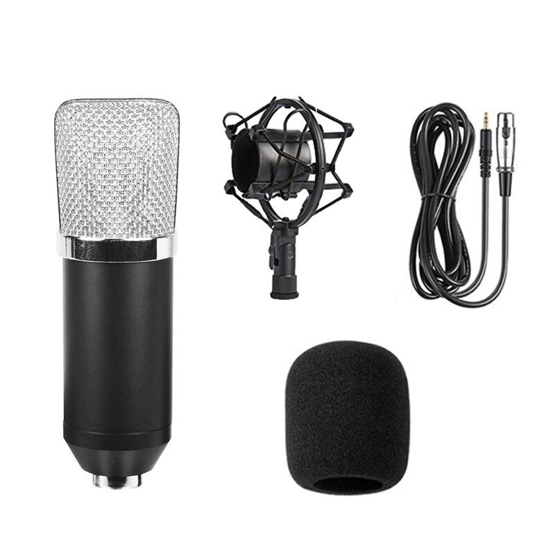 BM700 – Microphone à condensateur, pour enregistrement en Studio, karaoké, chant, TikTok