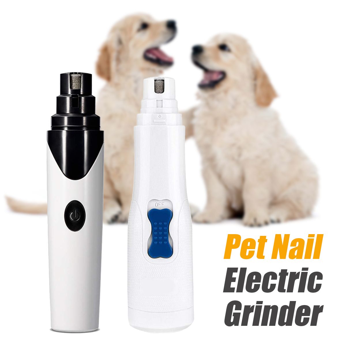 Broyeur électrique griffe de toilettage | Chargeur USB chien chat, broyeur électrique, tondeuse griffe de toilettage, outils d'affûtage