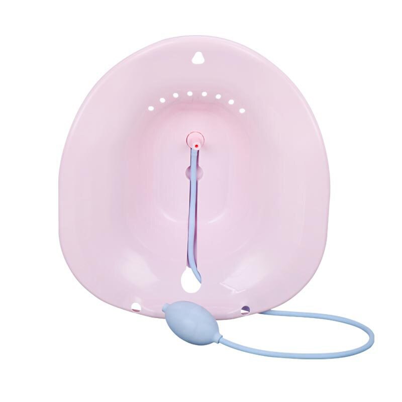 FOHEEL-bidé en cuclillas para mujeres embarazadas, bañera de cadera, lavabo de baño para maternidad, hemorroides, pacientes, inodoro: light-pink