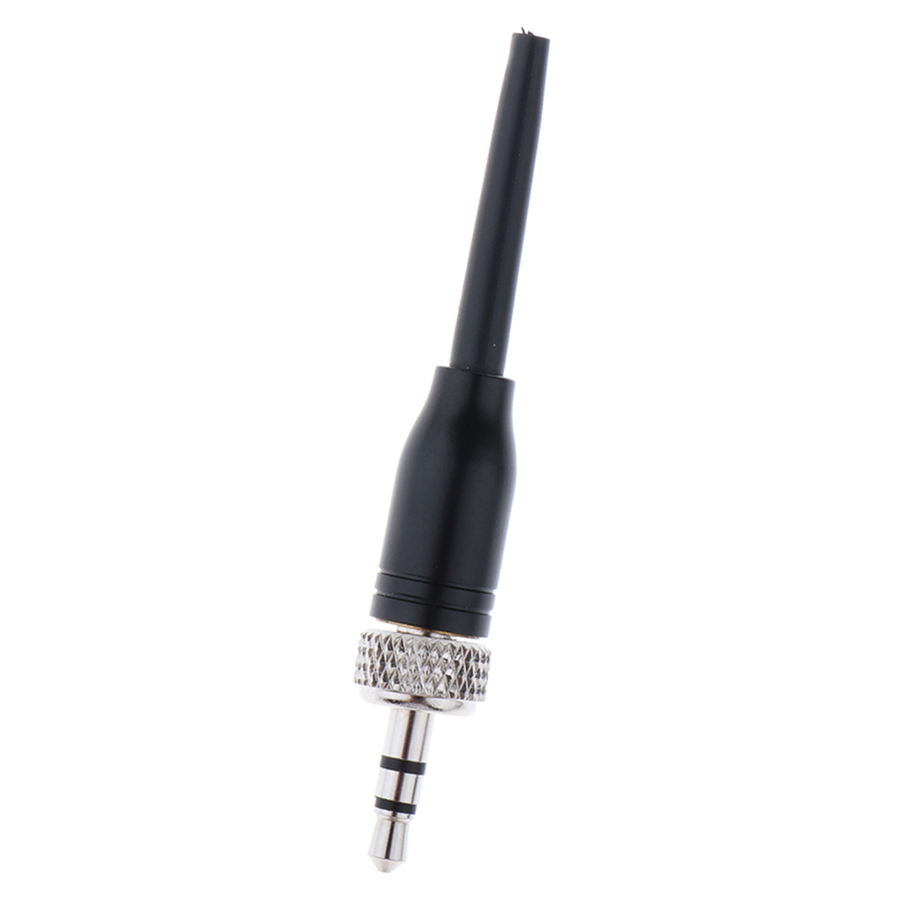 3.5 Mm Stereo Jack Plug Mini Audio Connection for Repair Microphone Black