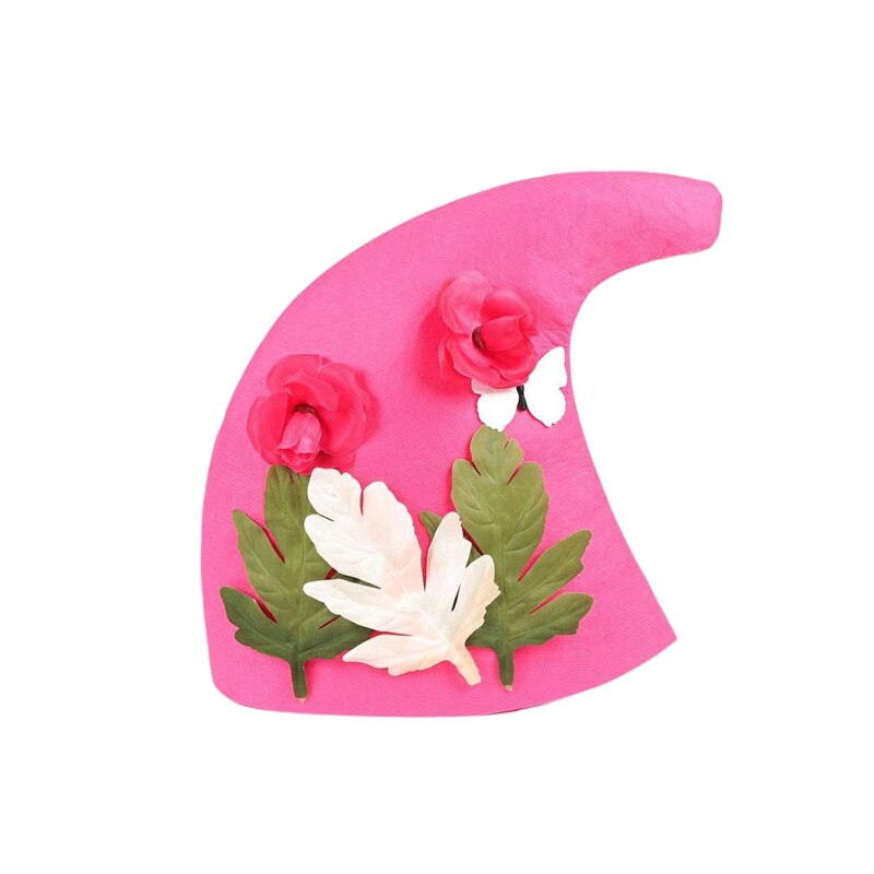 Festa di Halloween cappelli da strega in feltro Festival del fantasma di pasqua mago strega cappello a punta cappello da evento Cosplay: Rosso