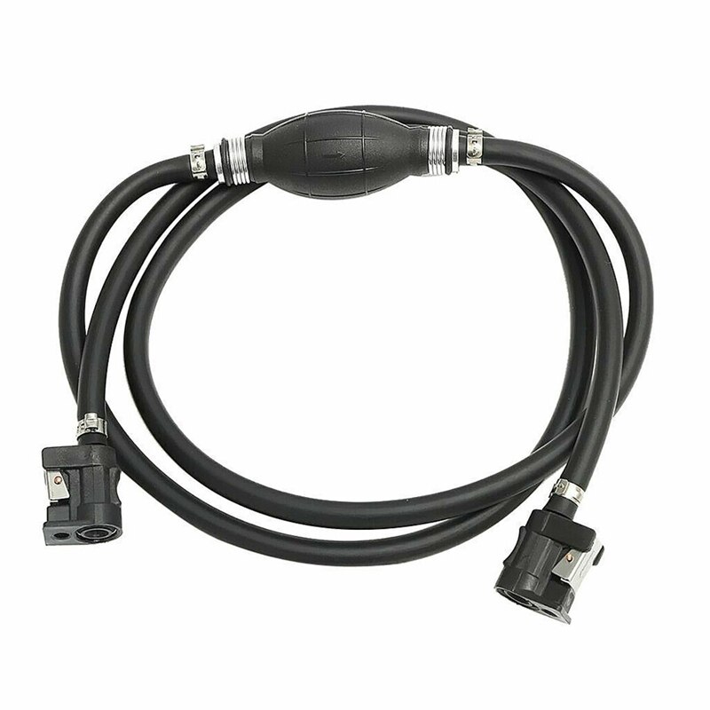 Tuyau de gaz universel de 5/16 pouces, ensemble de conduite de carburant, pompe de transfert manuelle à bulbe, adapté aux bateaux hors-bord