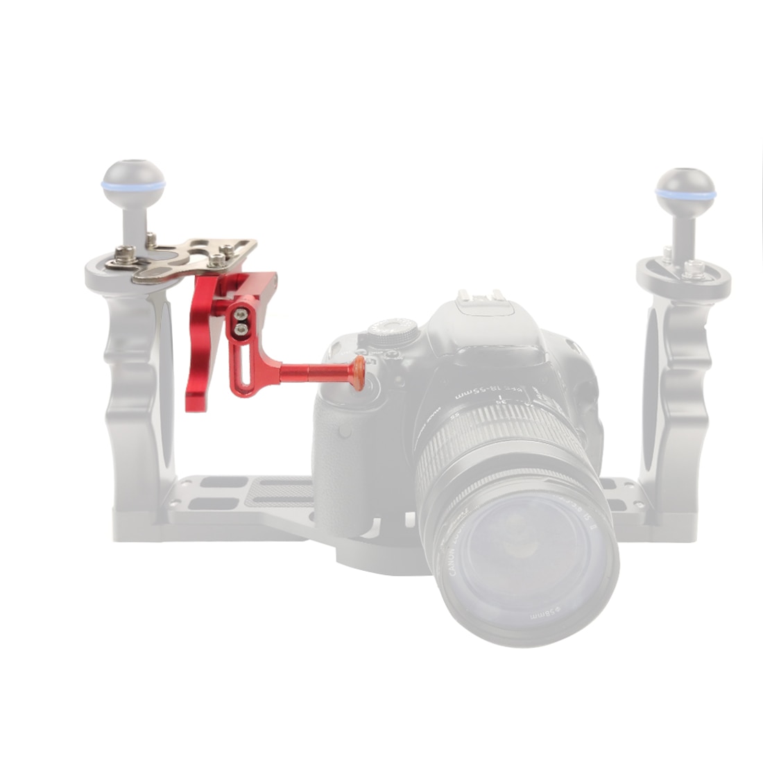 Adjustable Shutter Trigger Extension Pole Mount Adapter for DSLR SLR Underwater Diving Camera Housing Accessories