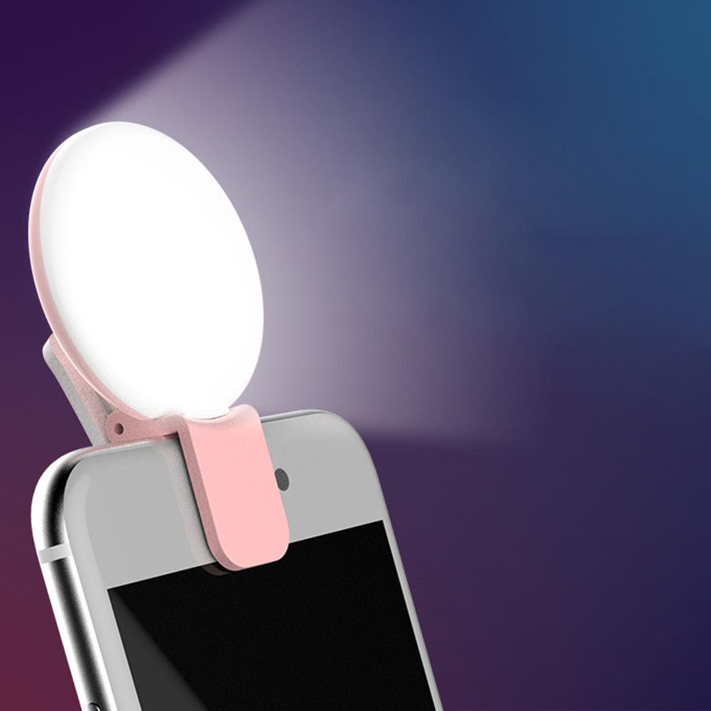 Anello di luce universale per Selfie a Led per telefono lampada da Selfie portatile a Clip luce notturna esterna Selfie miglioramento delle luci di riempimento