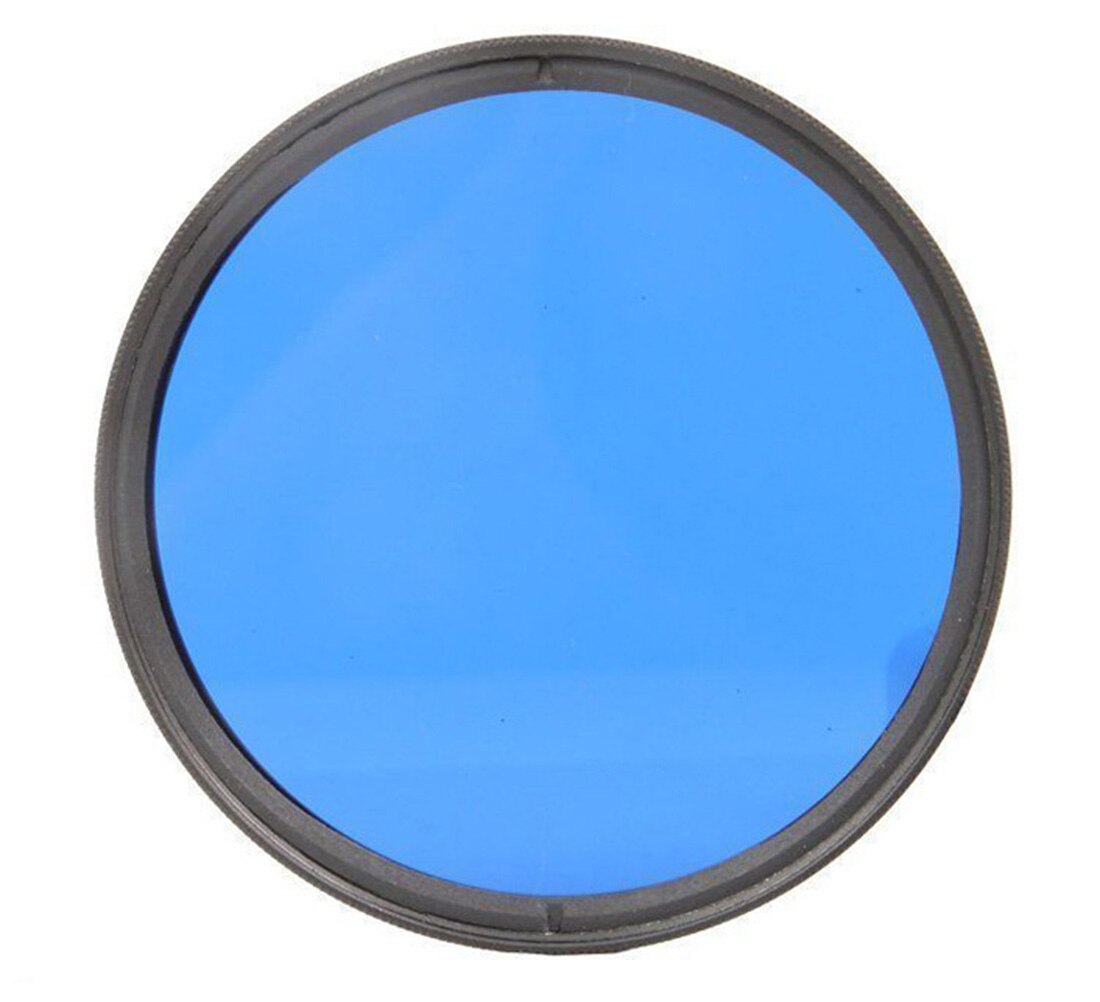 Filtre coloré 52mm pour Gopro Hero 8, caméra d&#39;action 58mm universel DSLR objectif rouge Orange jaune bleu pour Canon pour Nikon pour Sony: Bleu / 52mm for Gopro8