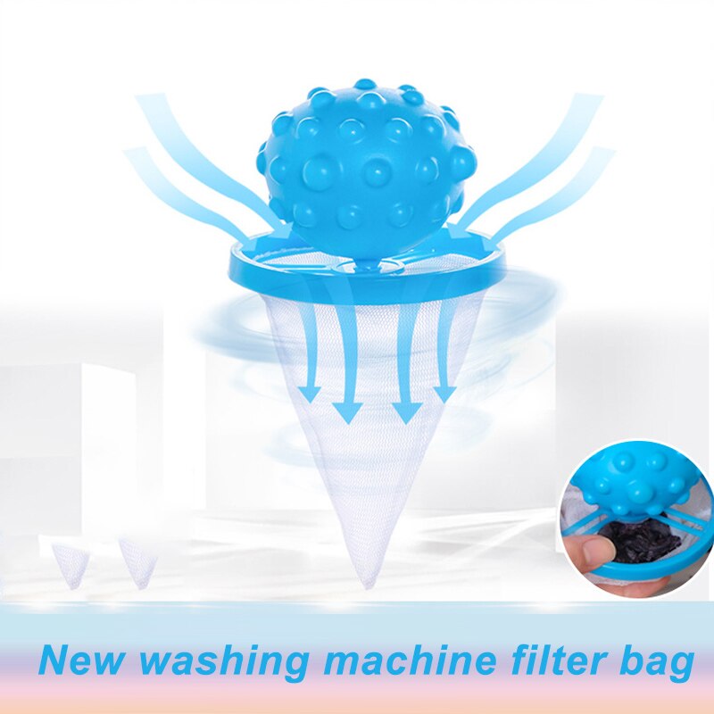 schwebend Gittergewebe Filter Tasche Waschen Maschine Wäscherei Beutel Fussel Haar Entfernung Gerät Reinigung Ball Netz Beutel Heimat Waschen sauber Werkzeug