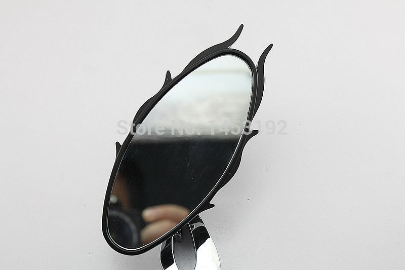 CHROME FLAME REARVIEW MIRRORS FOR SUZUKI BOULEVARD V STROM M109 M109R C50