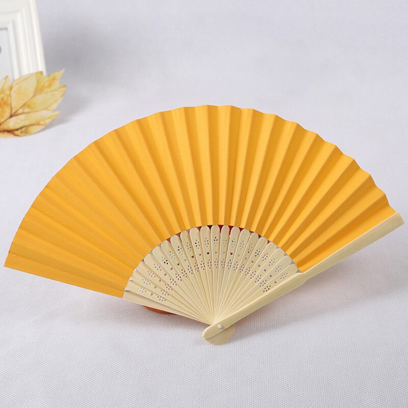 Blank Paper Bamboo Folding Fan DIY Calligraphy Painting Drawing Fan Artist Tool Christmas Birthday Party Give For Friend: 10