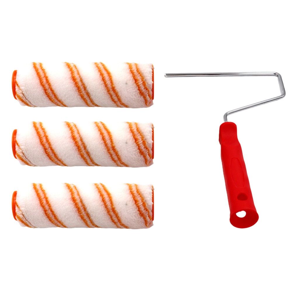 Wall Paint Roller Kit DIY Paint Brushes and Roller Set Home Wall Decorative