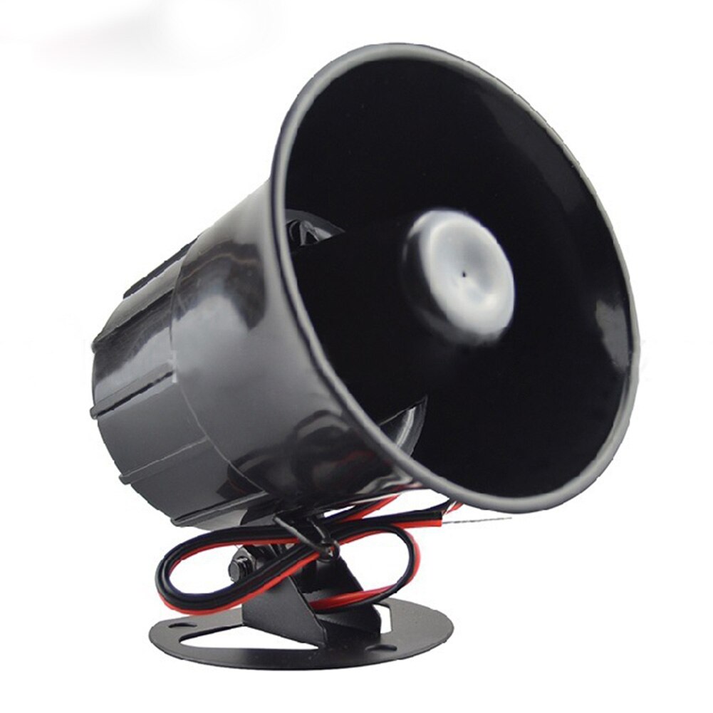 Udendørs  dc 12v kablet høj alarm sirene horn med beslag til hjemmets sikkerhedssystem: Default Title