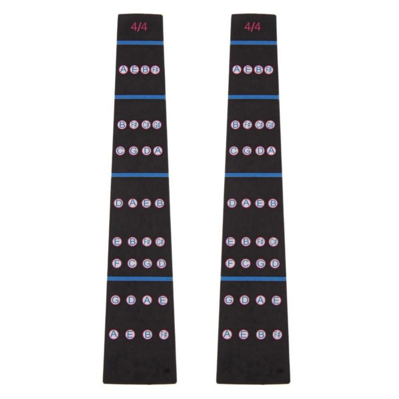 1 Pcs Violin 4/4 3/4 1/2 1/4 Practice Fiddle Finger Guide Sticker Fingerboard Fretboard Indicator Position Marker: 1