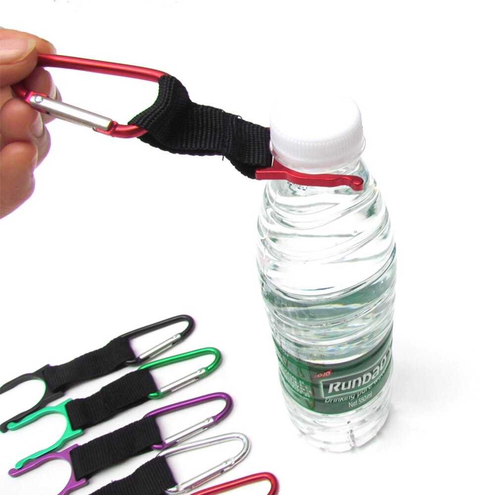 2 stuks aluminium karabijnhaak sleutelhanger clip outdoor camping sleutelhanger karabijnhaak waterfles gesp reis klimgereedschap accessoires