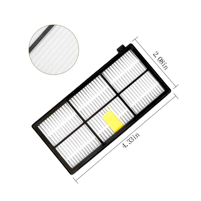 Wichtigsten Pinsel Seite Pinsel Hepa-Filter für iRobot Roomba 800 900 Serie 860 880 890 960 965 981 980 Roboter staubsauger Teile