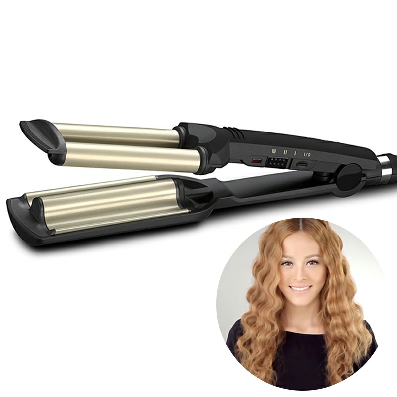 Wave hair styler 3 tønder big wave krøllejern hårkrøllere krøllejern fluffy waver salon stylingværktøjer