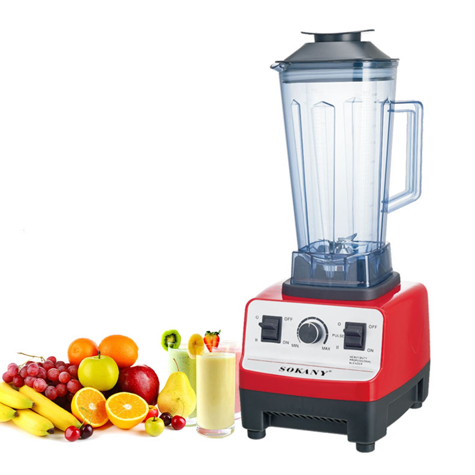 62 Oz Countertop Blender 4500-Watt Base Total Crushing Technology for Smoothies and Frozen Fruit EU Plug