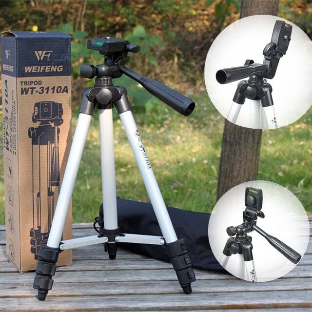 Aluminum Tripod 3-Way Universal Digital Camera Tripod WT-3110A