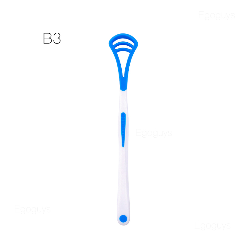 Raspador de lengua de doble uso, limpiadores reutilizables, cepillo de limpieza para la salud bucal, cuidado de higiene, cepillo de dientes, raspado de aliento fresco, 1 ud.: Gris