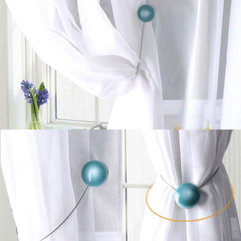 Gordijnbanden Gebonden Hars Home Decor Houder Magneet Eenvoudige Cat-eye Gespen Europese Stijl Accessoires
