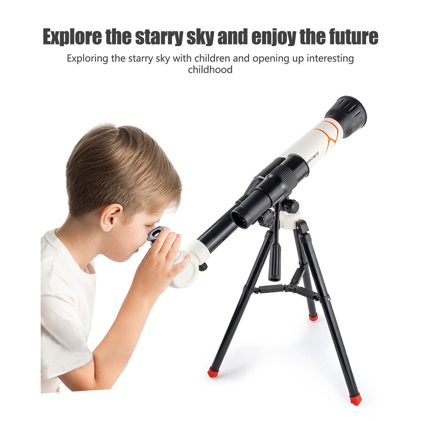 Juguetes de telescopio astronómico para niños, Monocular de alta potencia, Educación Científica