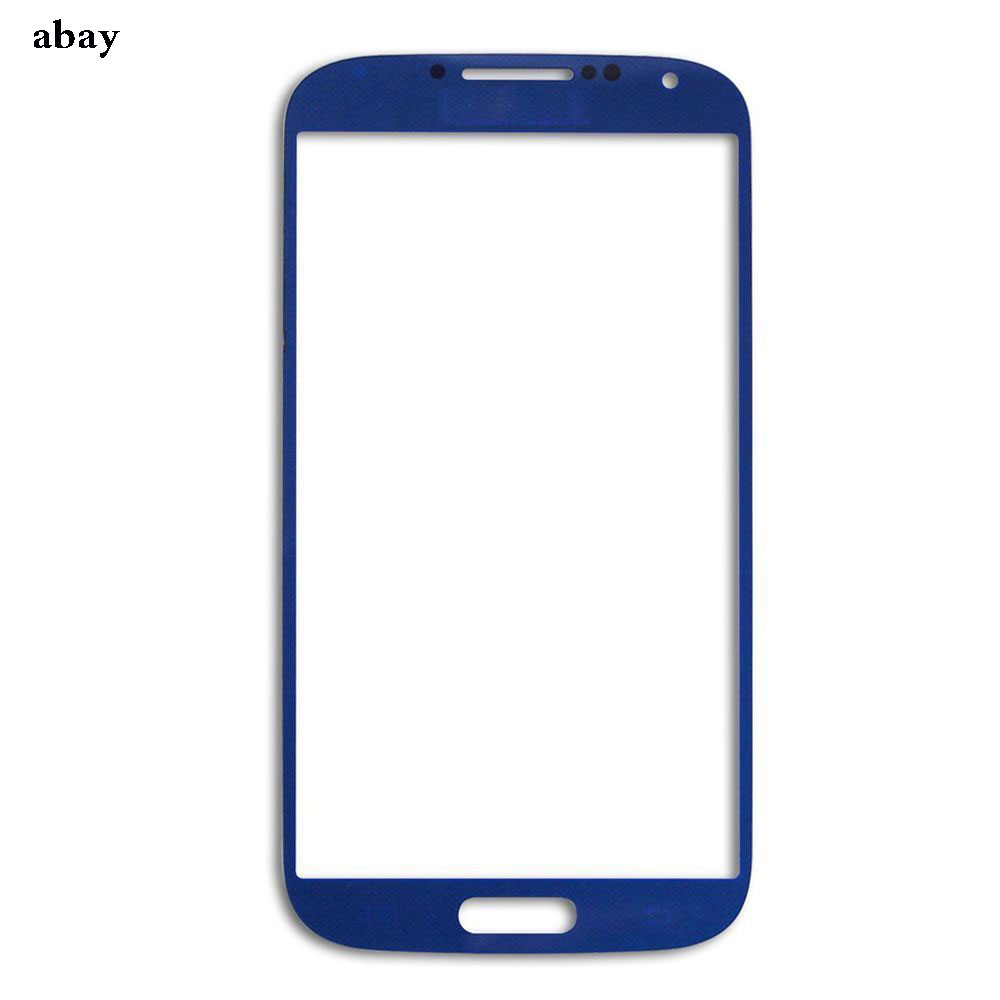 Voor samsung galaxy  s4 i9500 i9505 i337 touch panel buitenhoes vervanging voor samsung  s4 frontglas lens met lijm