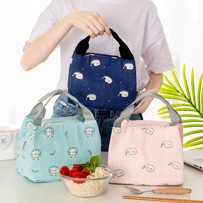 Frische Kühler Taschen Thermische Termo Mittagessen Tasche Für Männer Cartoon Nette Lunch Box Taschen Für Frauen Kinder Picknick Lebensmittel Tote taschen