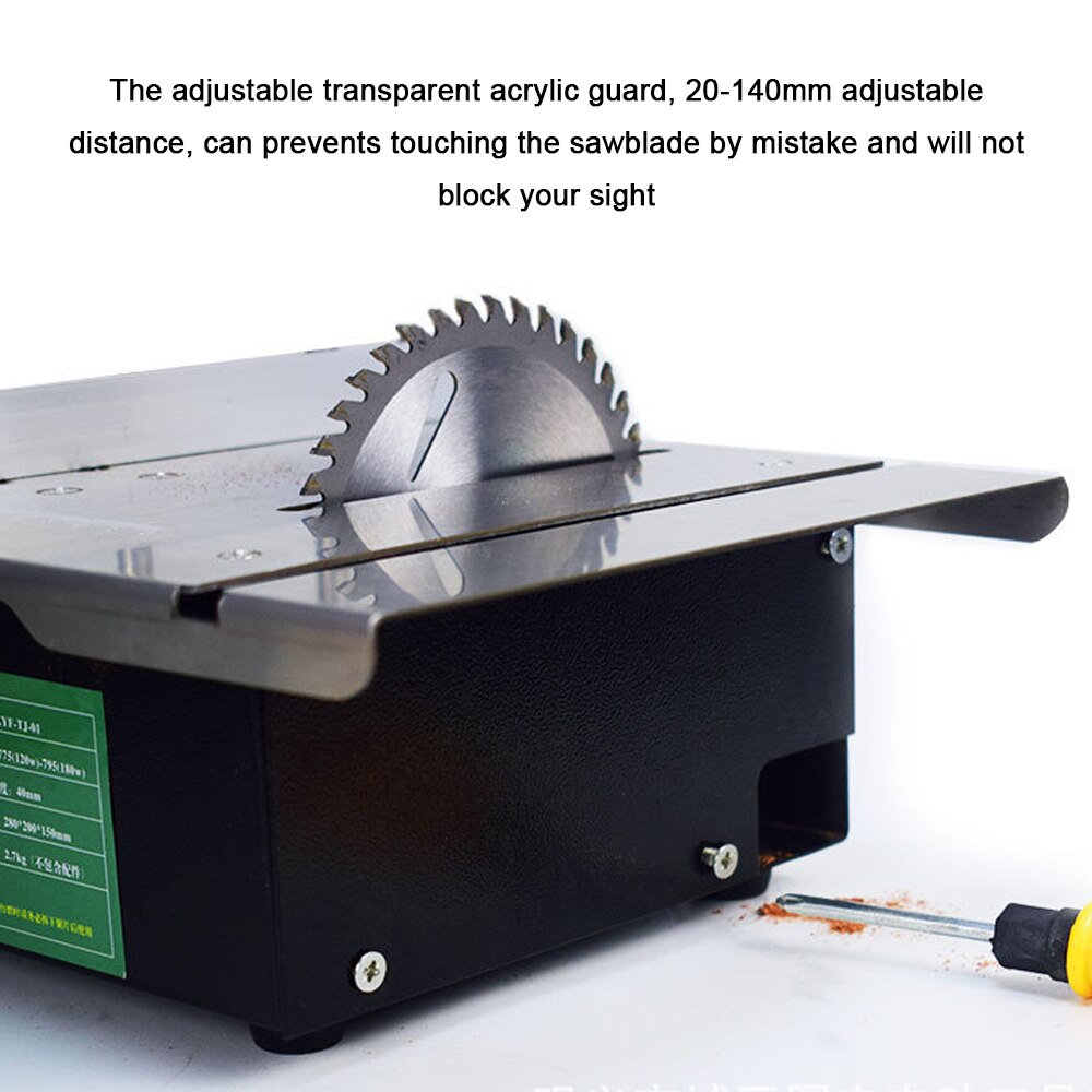 Mini Table Saw Angle Adjustable Electric Desktop Saws Household DIY Cutting Grinding Tool Woodworking Lathe Machine