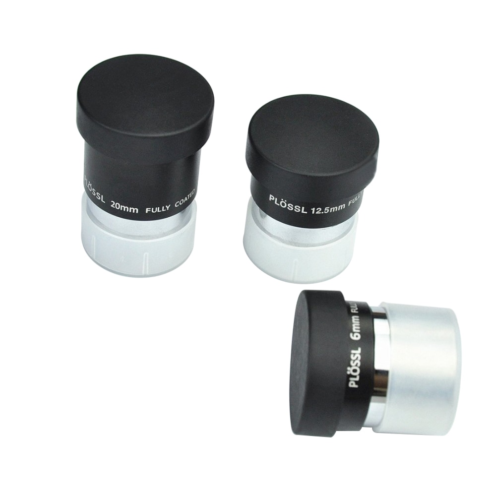 AQUILA-ocular telescopio Plossl de 6,3mm, 12,5mm, 20mm, 1,25 pulgadas, roscado para filtros astronómicos estándar de 1,25 pulgadas