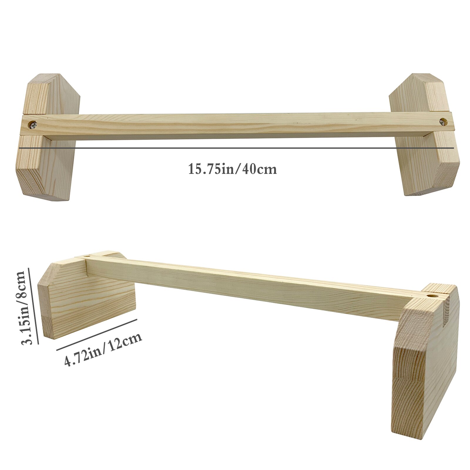 Soportes para loros medianos y grandes, percha de madera para loros, loro, pollo, percha, juguete de pájaro para mascotas 1/2PC