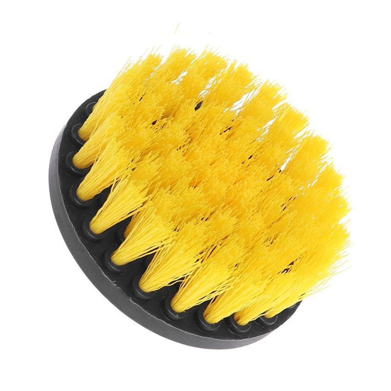 Drill Brush Attachment Set Power Scrubber Wash Cleaning Brushes Tool Kit with Extension for Clean Car Wheel Tire Glass windows: 4inch