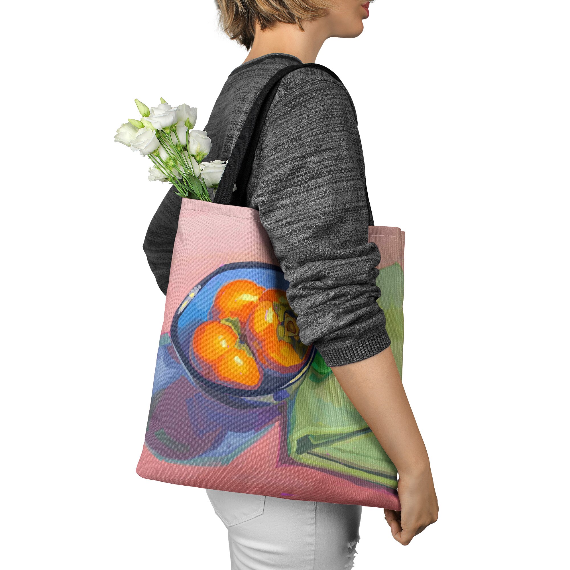 Shopper XXL Cherry Printed