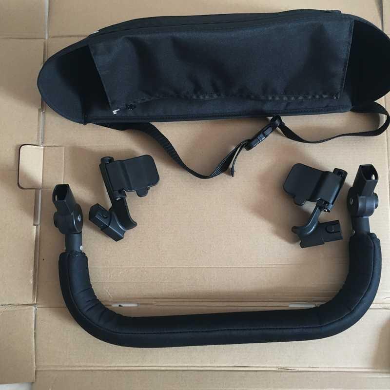Fußstütze Füßen Erweiterung Stoßstange für Babyyoya Fußteil Kinderwagen Fußstütze Kinderwagen Yoya Yoyo Kinderwagen Armlehne Zubehör: whole schwarz