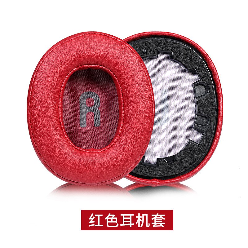 Coussinets d&#39;oreille de remplacement, JBL T750BT TUNE 700BT 700BTNC 750BTNC, Kit de protection pour casque: Rouge