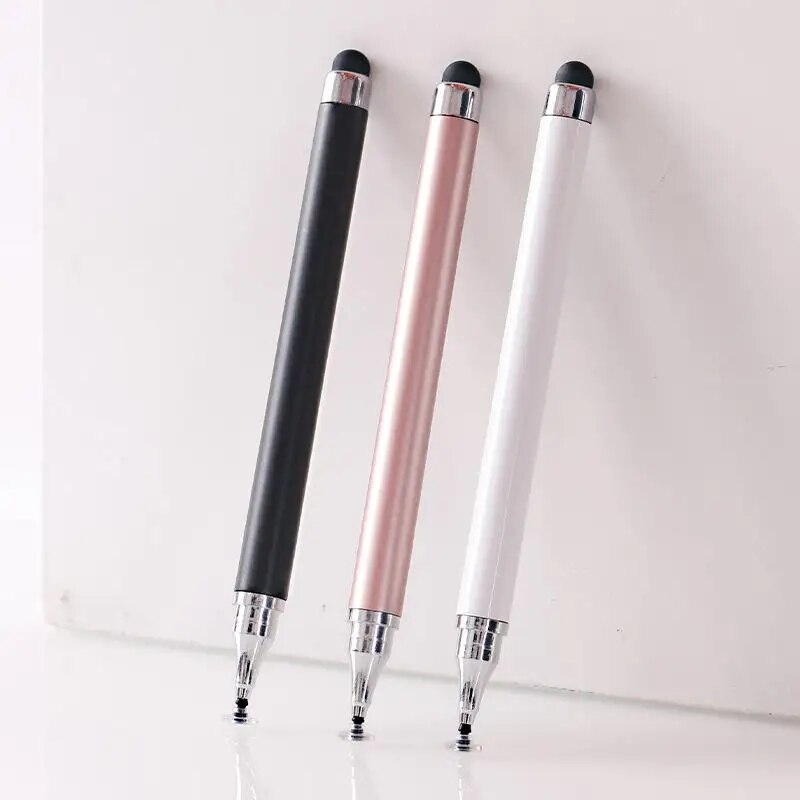 Lápiz óptico Universal 2 en 1 para pantalla táctil, lápiz óptico para teléfono Android, bolígrafo táctil Universal para tableta