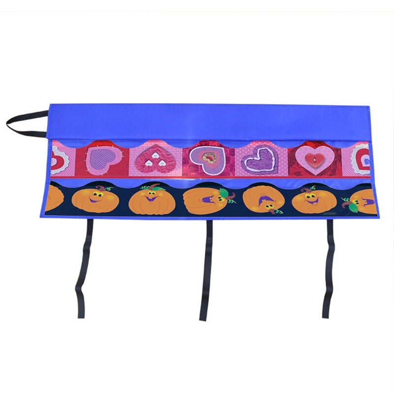 Bulletin Border Storage Children Foldable Pocket Chart Organize Bulletin Board Borders Wall Borders Clroom Organizer