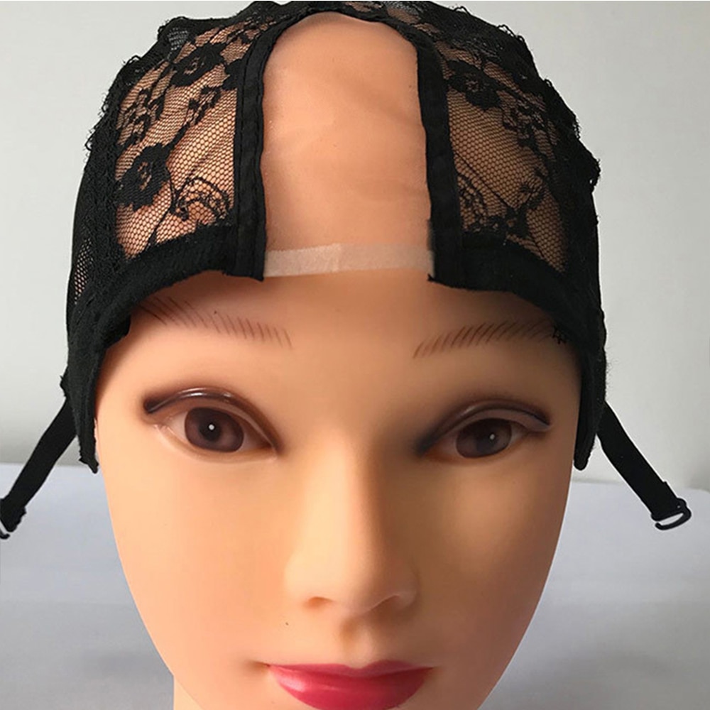 Dreamlover Brede pruik-gripband voor veilige pasvorm, zachte pruikenkappen voor kalende en haaruitval, 2-in-1 pruik-grip-cap, nude, 1 stuks
