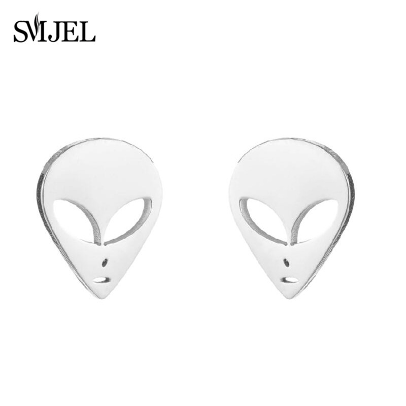 Punk Stijl Koreaanse Schattige Halloween Spook Spin Oorbellen Voor Vrouwen Sieraden Alien Et Web Net Oorbellen Xmas Accessoires 2024: Licht Geel Kleur